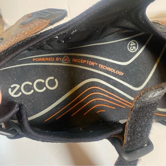 Ecco Yucatan Brown/Black Sandals Size 11 main image 4